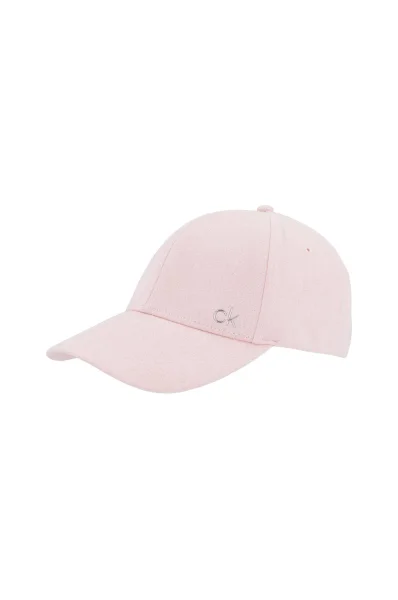 Kšiltovka SUEDE CAP Calvin Klein pudrově růžový